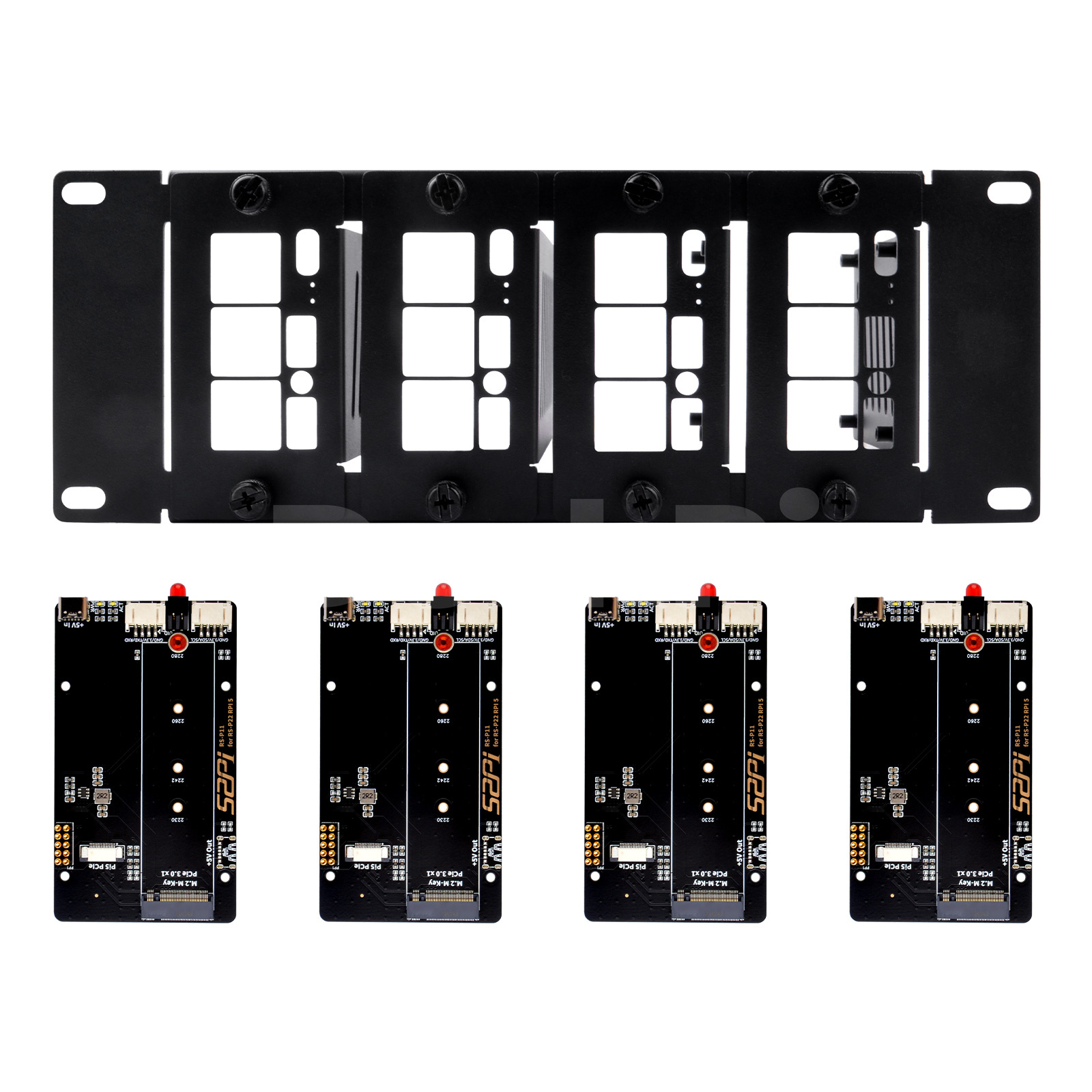 Deskpi Super6C - DeskPi Rackmate 10-дюймовое крепление в стойку