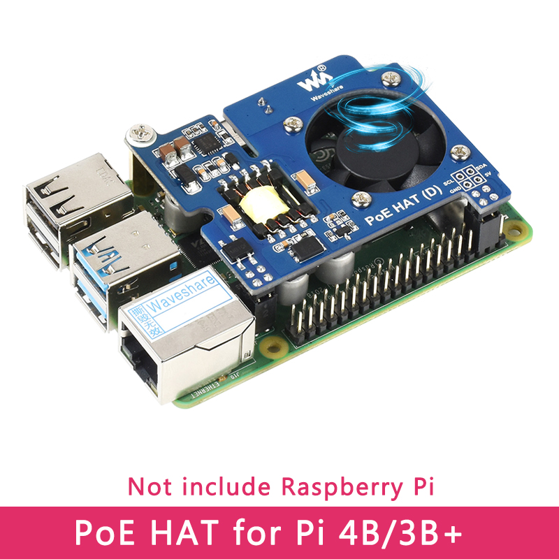 Deskpi Super6C - Модуль Raspberry Pi POE HAT 802.3af